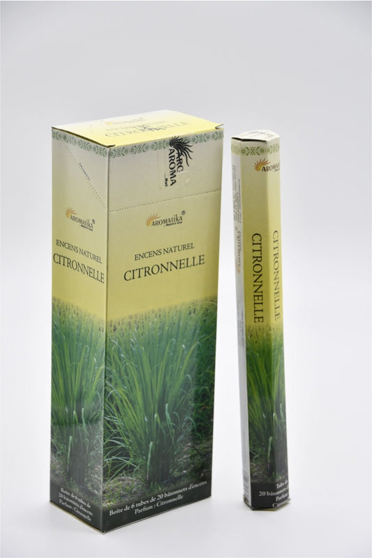 Encens CITRONNELLE- Boîte de 6 tubes